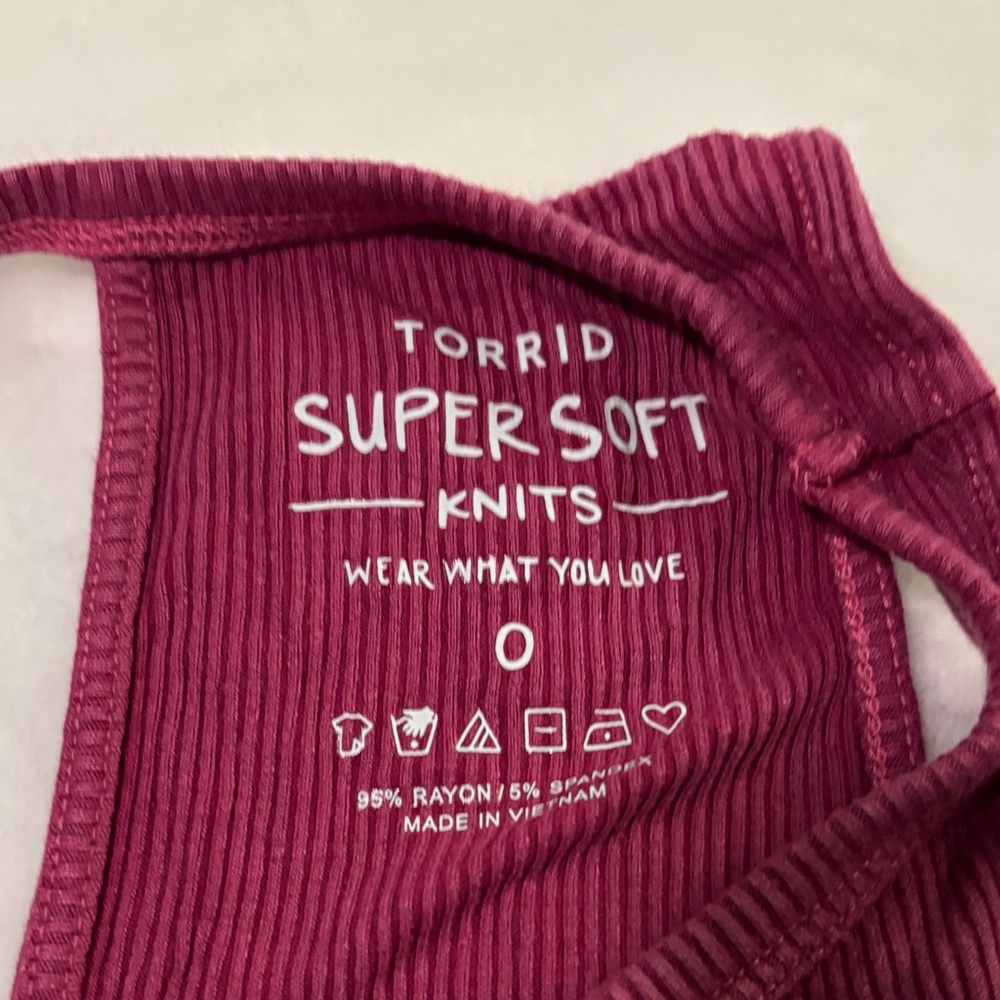 Torrid Berry Tank Top - Picture 3 of 3